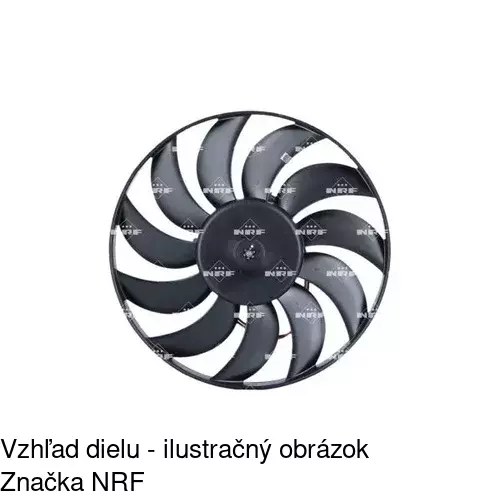 Ventilátor bez krytu / podpery 956623U6 /POLCAR/ - obr. 4