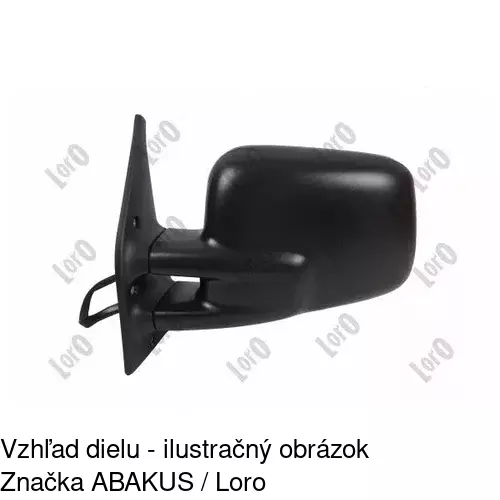 Vonkajšie zrkadlo 9566513M /POLCAR/ - obr. 4