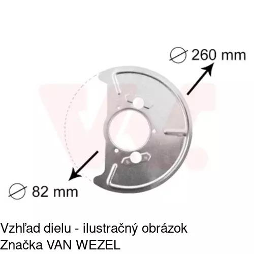 Brzdovy štít 9566OT-2 /POLCAR/ - obr. 3