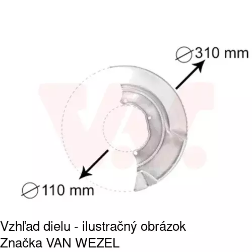Brzdovy štít 9567OT-1 /POLCAR/ - obr. 4