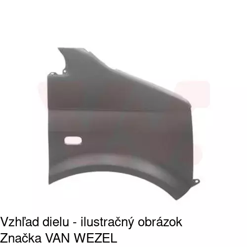 Predný blatník 956802 /POLCAR/ - obr. 3