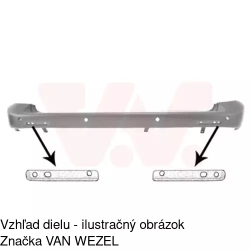 Zadný nárazník 956896-2 /POLCAR/ - obr. 1
