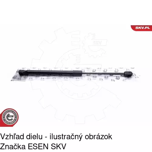 Plynová pružina 9568AB2 /POLCAR/ - obr. 2