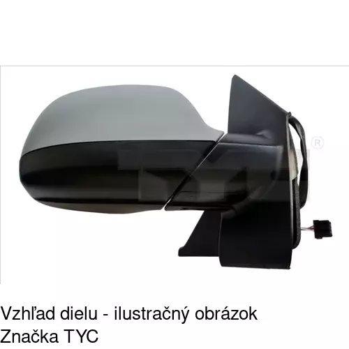 Vonkajšie zrkadlo 9569522M /POLCAR/ - obr. 1