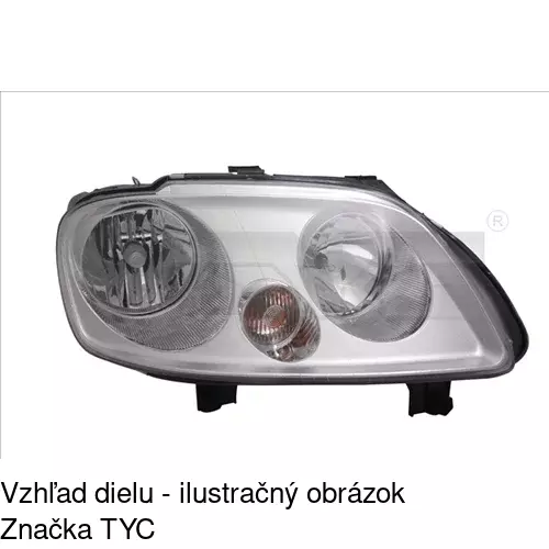 Hlavný reflektor 9575091E /POLCAR/ - obr. 1