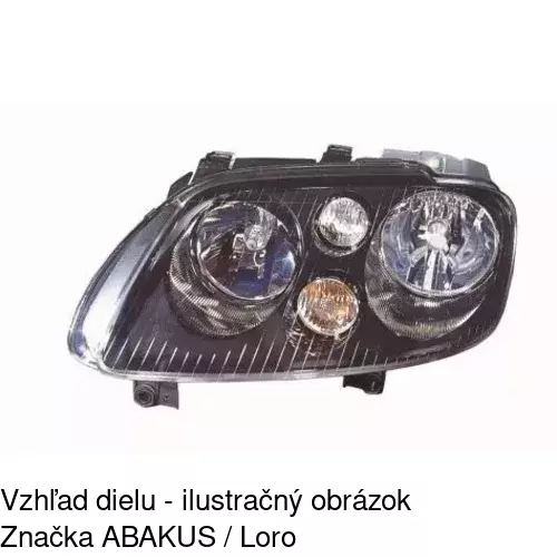 Hlavný reflektor 9575102E /POLCAR/ - obr. 3
