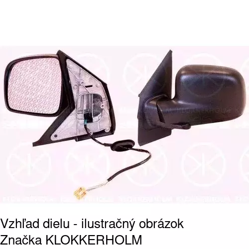 Vonkajšie zrkadlo 957551-E /POLCAR/ - obr. 1
