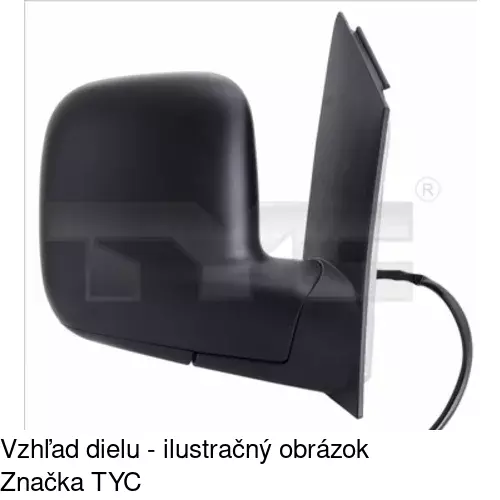 Vonkajšie zrkadlo 9575514E /POLCAR/ - obr. 4