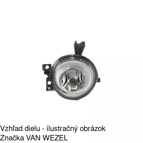 Hmlové svetlo - predné 958029-V /POLCAR/ - obr. 2