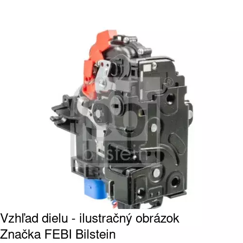 Vnútorná zámka dverí 9580ZC-4 /POLCAR/ - obr. 4