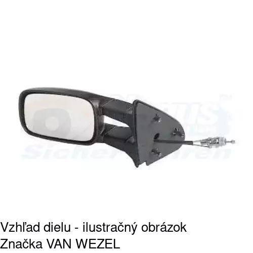 Vonkajšie zrkadlo 9590511M /POLCAR/ - obr. 4