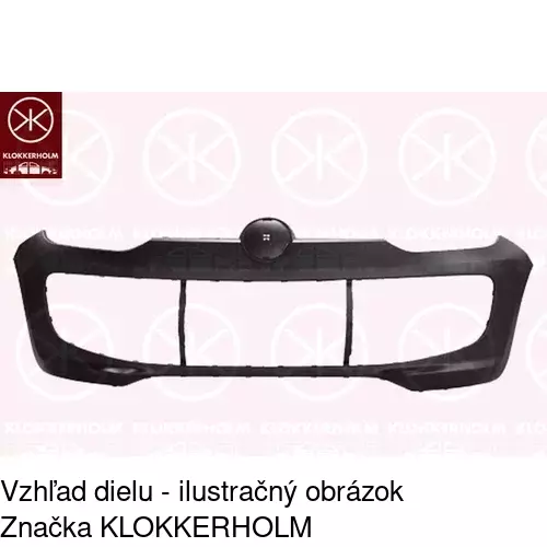 Predný nárazník POLCAR 95A107