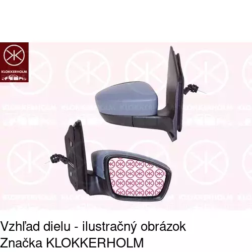 Vonkajšie zrkadlo 95A1523M /POLCAR/ - obr. 3