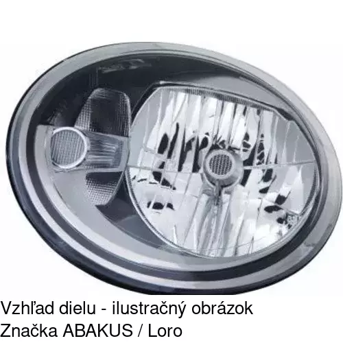Hlavný reflektor 95C110-E /POLCAR/ - obr. 2