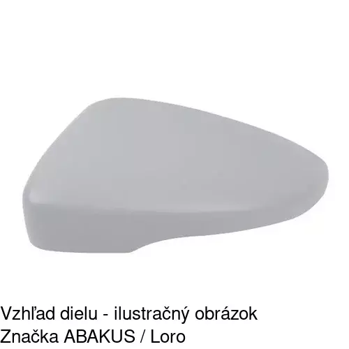 Rám vonkajšieho zrkadla 95D154PM /POLCAR/ - obr. 3