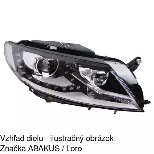 Hlavný reflektor 95G1101U /POLCAR/ - obr. 1