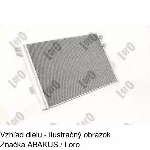 Chladiče klimatizácie 95P1K8C1 /POLCAR/ - obr. 1
