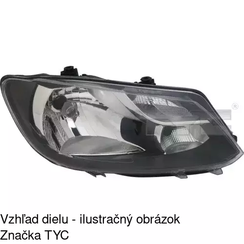 Hlavný reflektor 95U110-E /POLCAR/ - obr. 1