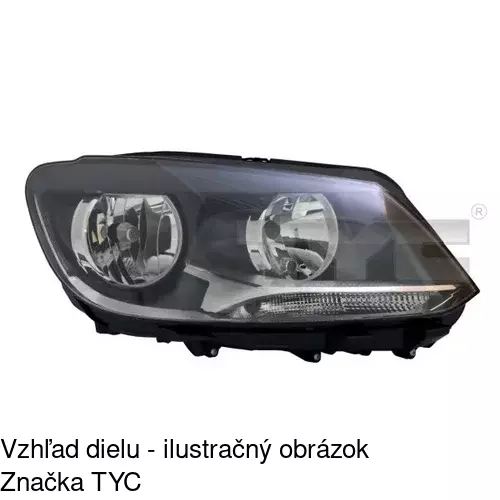 Hlavný reflektor 95U1102E /POLCAR/ - obr. 1