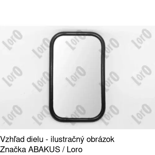 Vonkajšie univerzálne zrkadlo 99LU19-E /POLCAR/ - obr. 1
