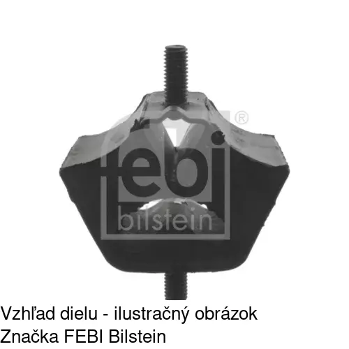 Silentblok motora POLCAR AU-EM014