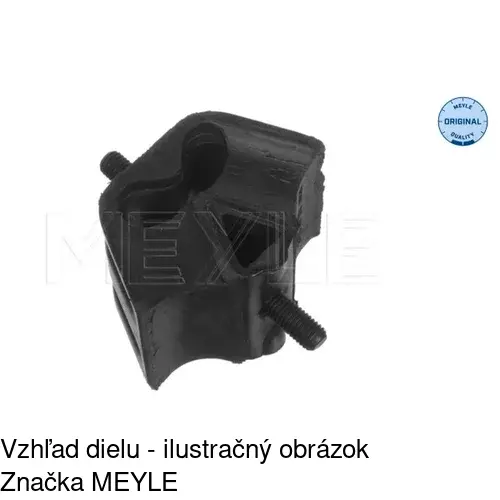 Silentblok motora AU-EM014 /POLCAR/ - obr. 1
