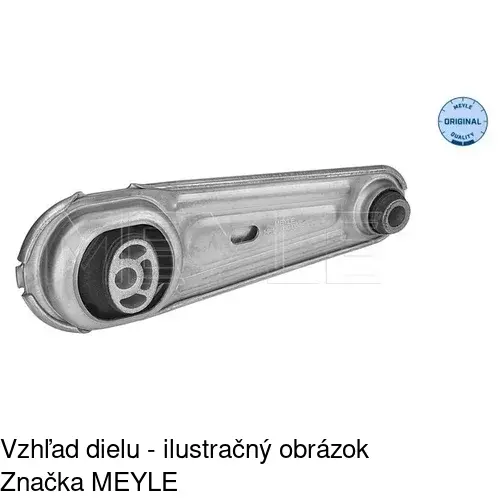 Silentblok motora DC-EM004 /POLCAR/ - obr. 3