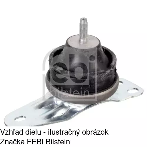 Silentblok motora PE-EM019 /POLCAR/ - obr. 2