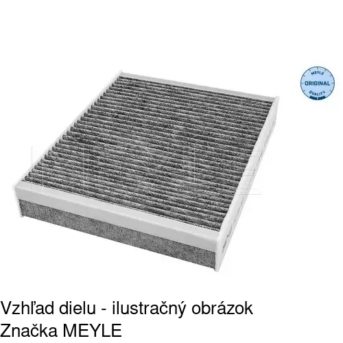 Kabínový filter s uhlíkom POLCAR S11-1067