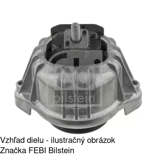Silentblok motora POLCAR S2220034
