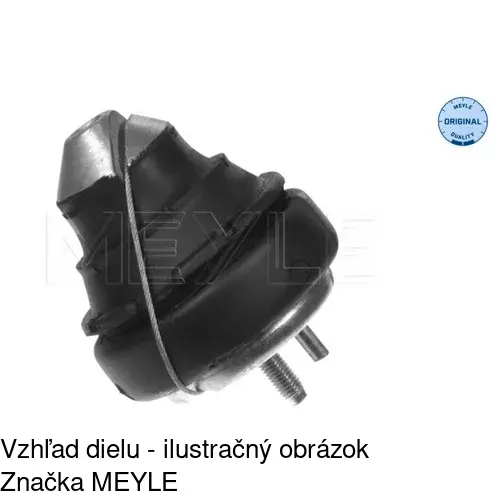 Silentblok motora S2290008 /POLCAR/ - obr. 3