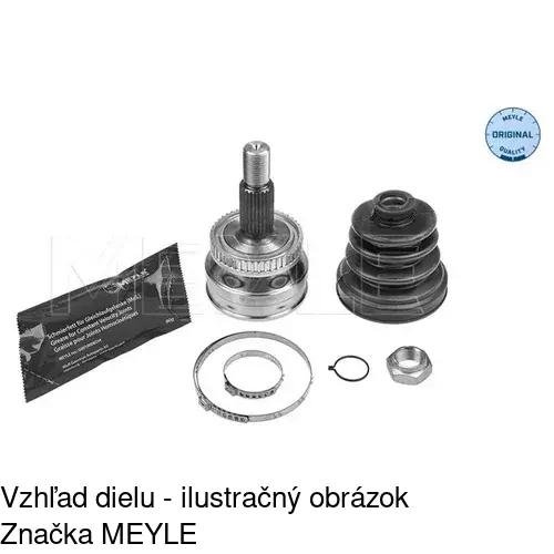 Vonkajší kĺb S40-1070 /POLCAR/