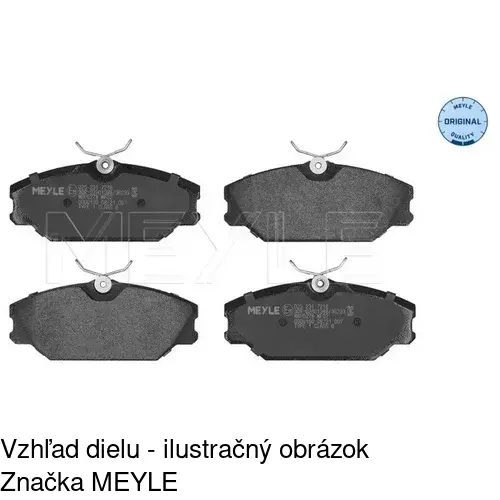Brzdové dosky S70-0019 /POLCAR/ - obr. 5