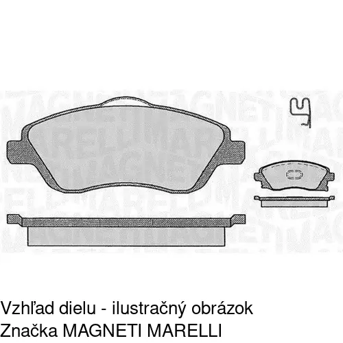 Brzdové dosky S70-0031 /POLCAR/ - obr. 5