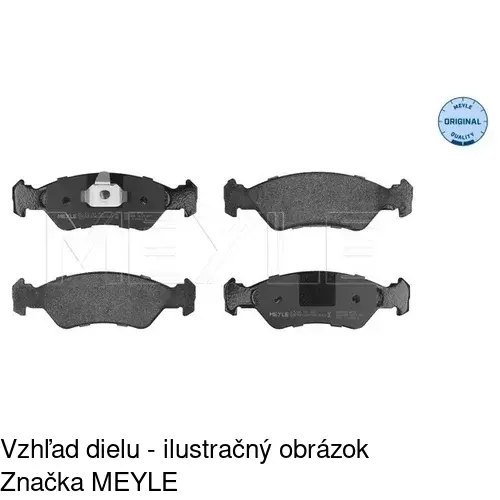 Brzdové dosky S70-0046 /POLCAR/ - obr. 3