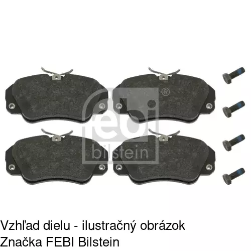 Brzdové dosky POLCAR S70-0092