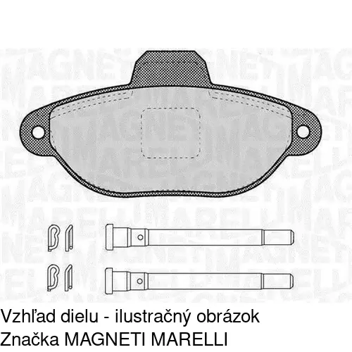 Brzdové dosky S70-0118 /POLCAR/ - obr. 5