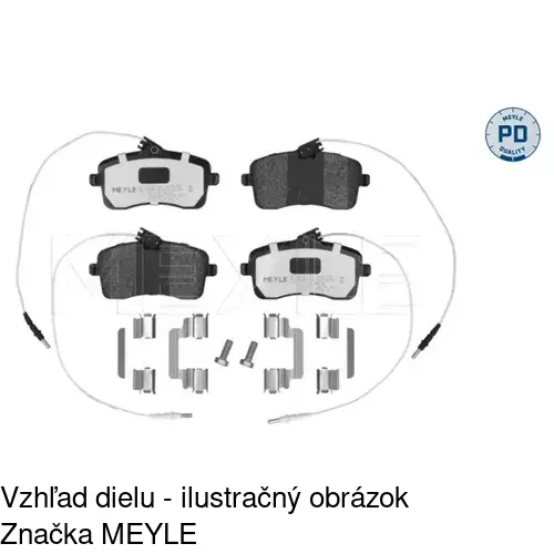 Brzdové dosky S70-0120 /POLCAR/ - obr. 3