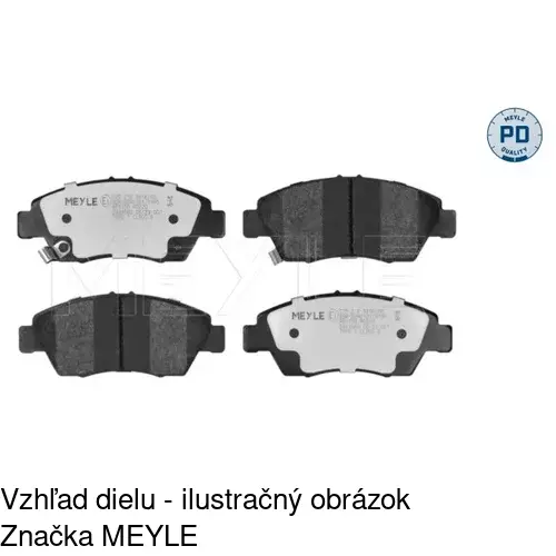 Brzdové dosky S70-0151 /POLCAR/ - obr. 4