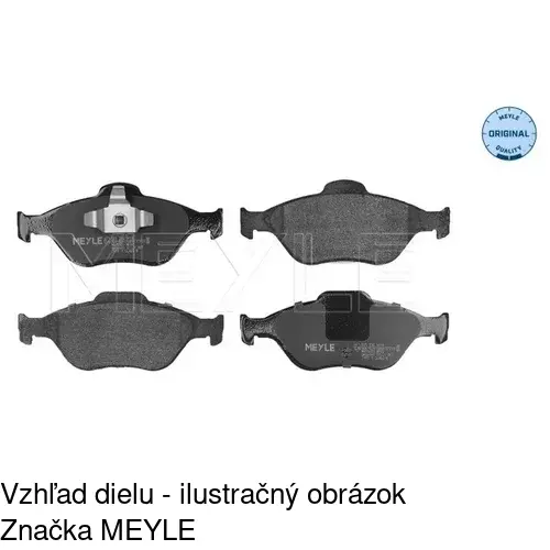 Brzdové dosky S70-0229 /POLCAR/ - obr. 5