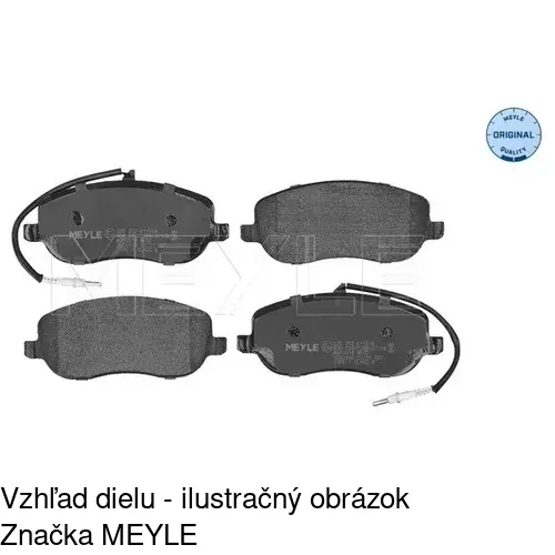Brzdové dosky S70-0250 /POLCAR/ - obr. 4