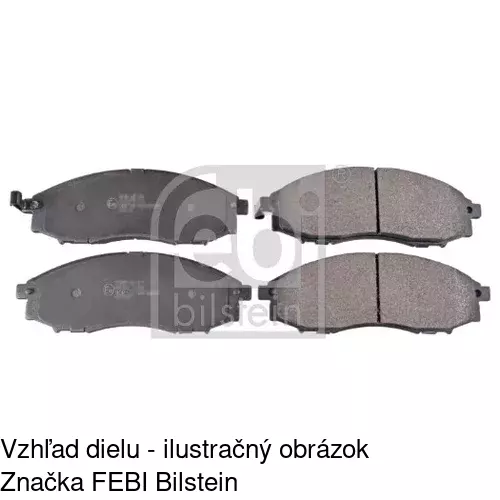 Brzdové dosky POLCAR S70-0279