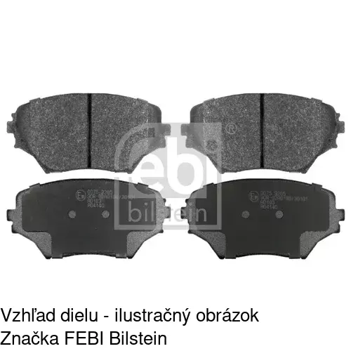 Brzdové dosky POLCAR S70-0311