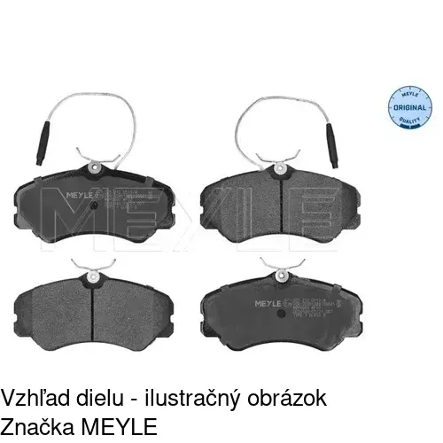 Brzdové dosky S70-0333 /POLCAR/ - obr. 5