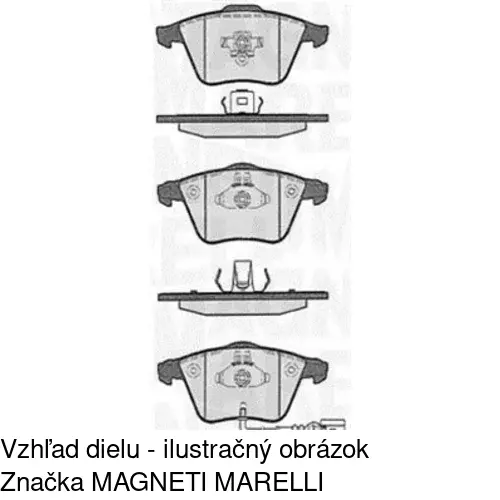 Brzdové dosky POLCAR S70-0437
