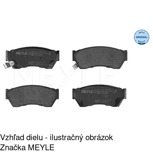Brzdové dosky S70-0476 /POLCAR/ - obr. 4