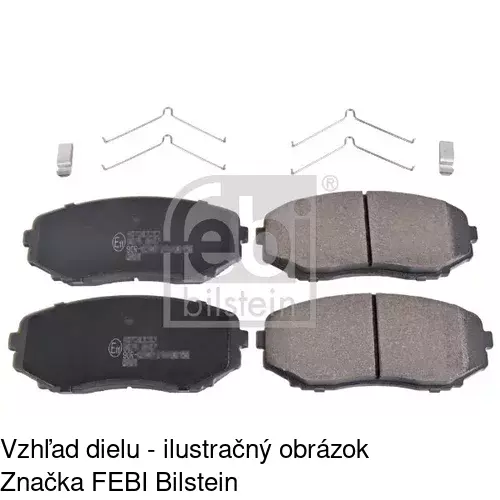 Brzdové dosky S70-0494 /POLCAR/ - obr. 3
