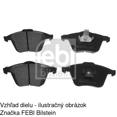 Brzdové dosky S70-0583 /POLCAR/ - obr. 5