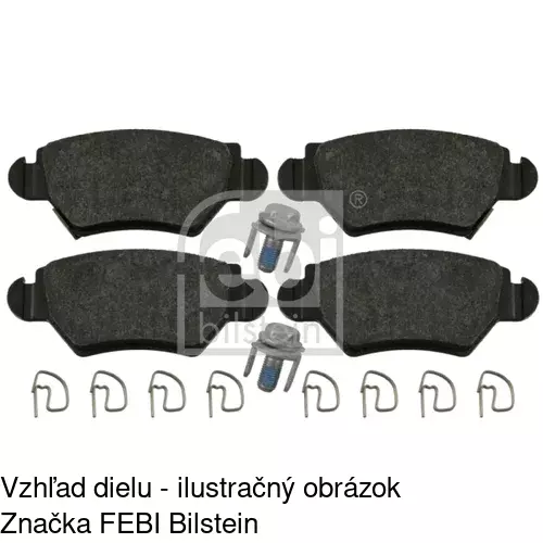 Brzdové dosky S70-1054 /POLCAR/ - obr. 5