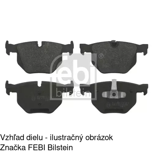 Brzdové dosky S70-1174 /POLCAR/ - obr. 3